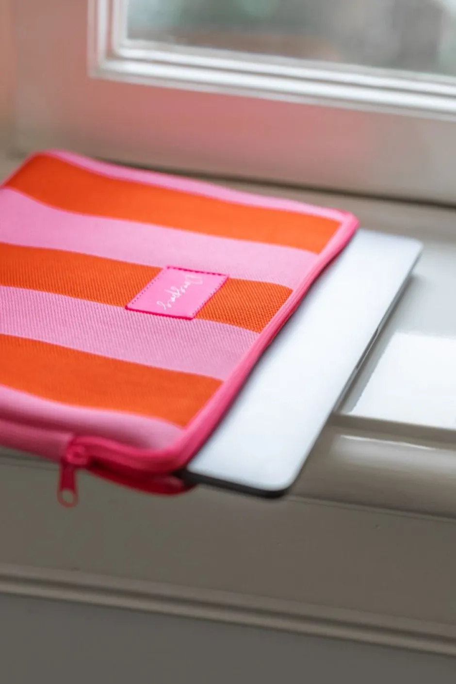 DAMES Studio Poespas Overige Accessoires | Tassen^Laptophoes Lollipop | Rood/roze |