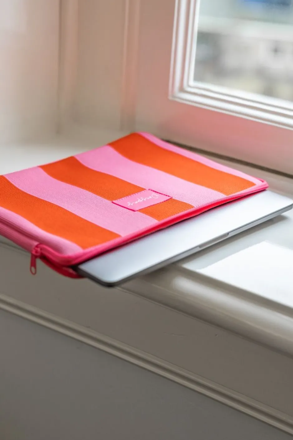 DAMES Studio Poespas Overige Accessoires | Tassen^Laptophoes Lollipop | Rood/roze |