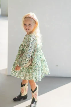 DAMES Konges Slojd Jurken & Salopettes | Jurken^Lila sequins dress | Green |