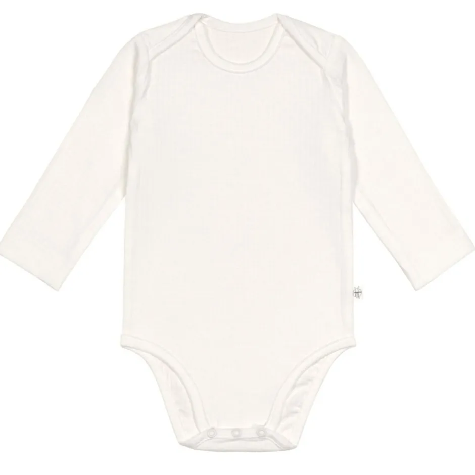 Lässig Rompers^Longsleeve body | Ribbed milky |