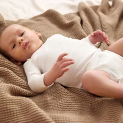 Lässig Rompers^Longsleeve body | Ribbed milky |