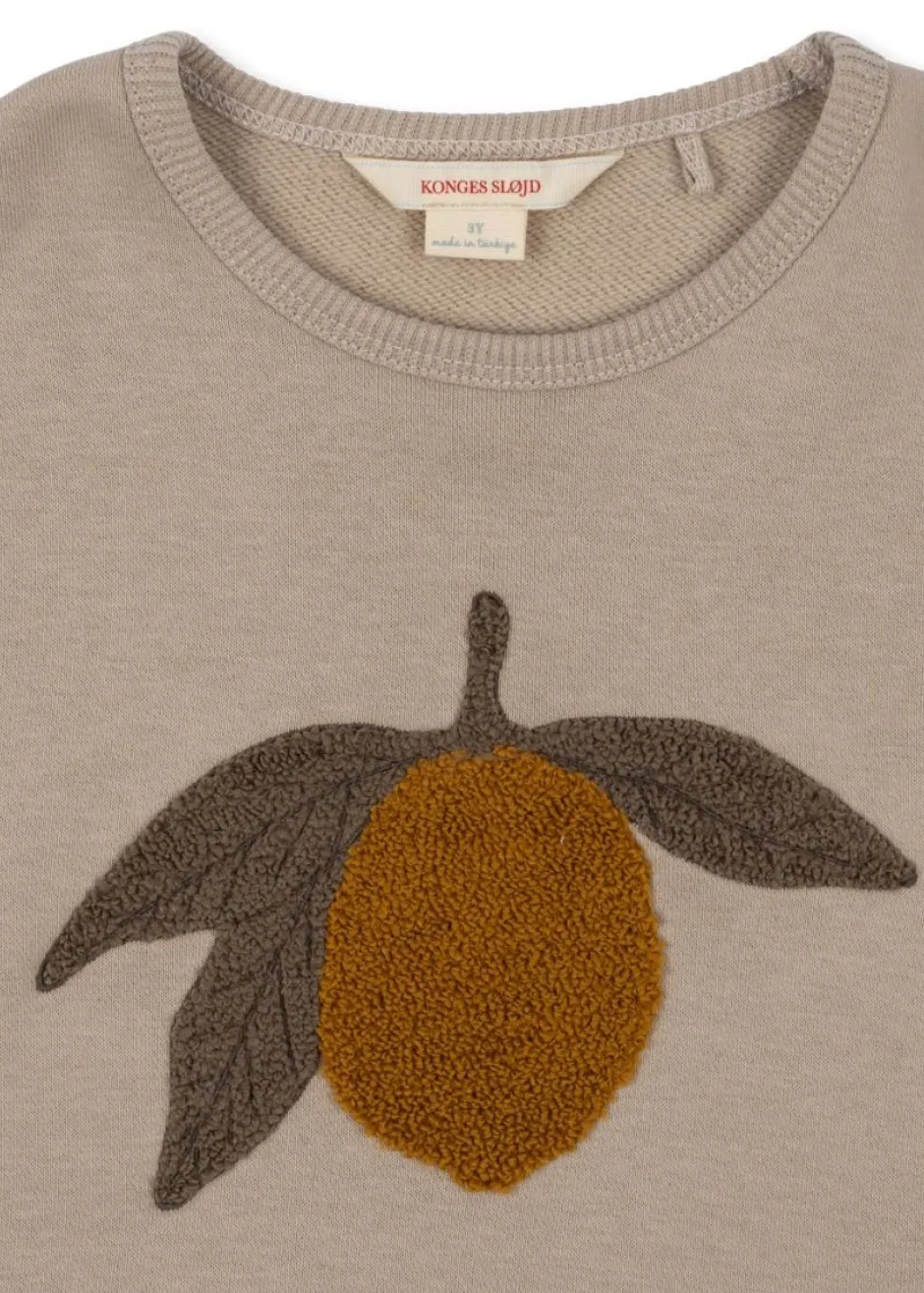 DAMES Konges Slojd Jurken & Salopettes | Jurken^Lou Terry Sweat Dress | Oxford Tan |