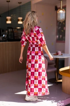DAMES Studio Poespas Jurken^Maxi dress Kim   | Multicolor | Je m鈥檃ppelle x Poespas