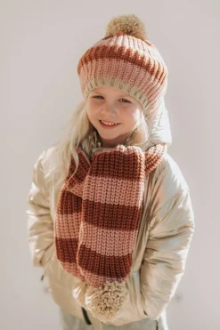 Rockahula Haaraccessoires^Muts cosy striped knitted | 7-10 jaar |