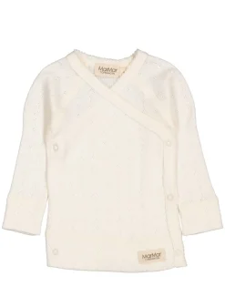 MarMar Copenhagen Vesten | Shirts^Newborn tut wrap top | Flour white |