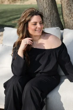 DAMES Refined Department Co-ords | Blouses^Off-shoulder blouse Montana | Black |