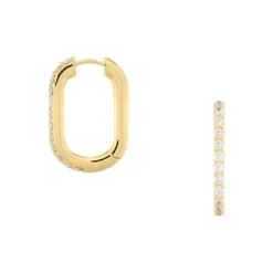 DAMES Orelia Sieraden^Oorbellen Isa | Oval hoops |