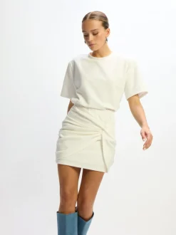 DAMES Refined Department Co-ords^Oversized boucle t-shirt Mexie | White |