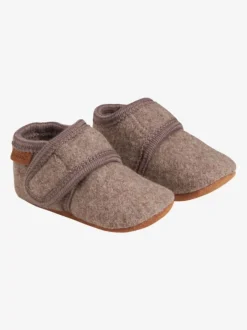 En Fant Schoenen & Slofjes^Pantoffels wol | Walnut |