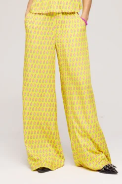 DAMES Poespas Broeken^Pants Alexis | Hearts bouquet lime | Harper & Yve