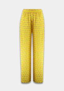 DAMES Poespas Broeken^Pants Alexis | Hearts bouquet lime | Harper & Yve