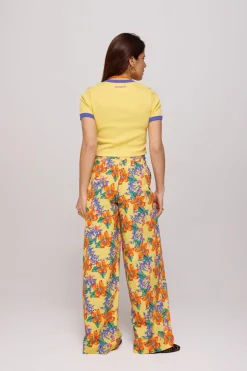 DAMES Poespas Co-ords | Broeken^Pants Riley | Banana flower | Harper & Yve