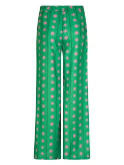 DAMES Ydence Co-ords | Broeken^Pants Veerle | Green print |