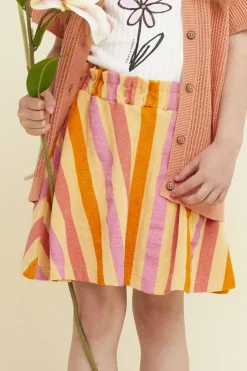 DAMES Sproet u0026 Sprout Rokken | Rokken^Paperbag skirt stripes | Nectarine | Sproet & Sprout
