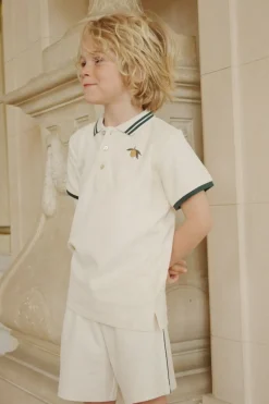 Konges Slojd Shirts | Shirts^Polo shirt Florian gots | Antique white |