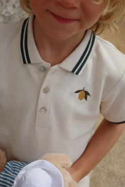 Konges Slojd Shirts | Shirts^Polo shirt Florian gots | Antique white |