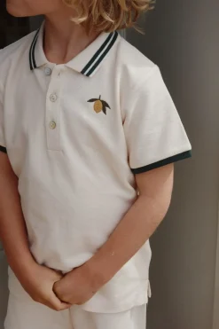 Konges Slojd Shirts | Shirts^Polo shirt Florian gots | Antique white |