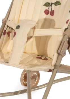 Konges Slojd Poppen & Accessoires | Educatief Speelgoed^Poppenbuggy | Ma grande cerise pink glitter | 3+ jaar |