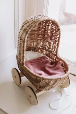 Harlekijn import B.V. Poppen & Accessoires^Poppenwagen klein | Riet