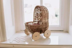 Harlekijn import B.V. Poppen & Accessoires^Poppenwagen klein | Riet