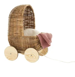 Harlekijn import B.V. Poppen & Accessoires^Poppenwagen klein | Riet