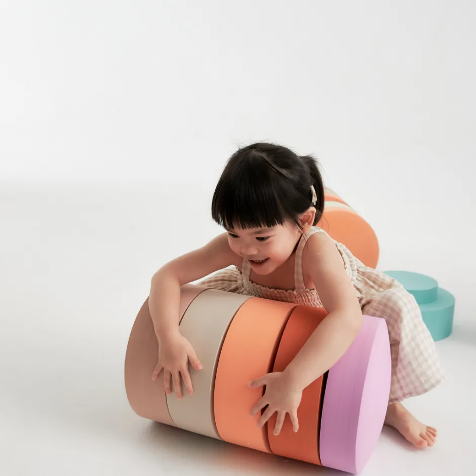 Moes Play Decoraties & Accessoires^Rainbow chair earth | 5 stuks | Open ended speelgoed |