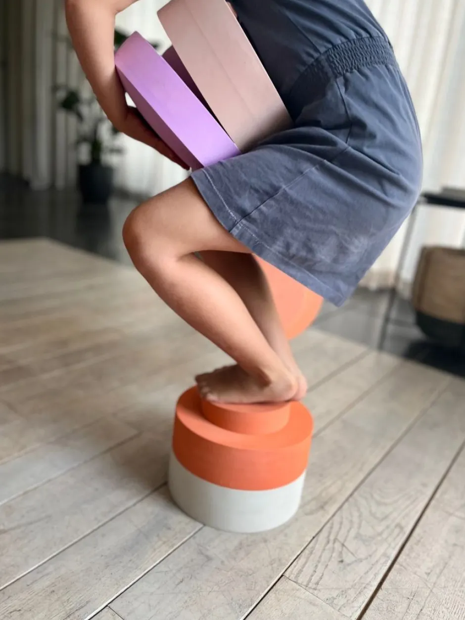 Moes Play Decoraties & Accessoires^Rainbow chair earth | 5 stuks | Open ended speelgoed |