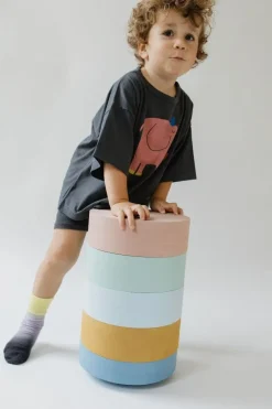 Moes Play Open Ended Speelgoed^Rainbow chair ocean | 5 stuks | Open ended speelgoed |