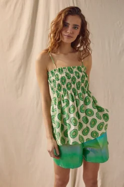 DAMES A-view Shorts | Shorts & Skorts^Reflected shorts | Green |