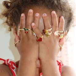 Konges Slojd Sieraden^Ringen set | 12 stuks | Multi color |