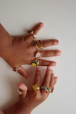 Konges Slojd Sieraden^Ringen set | 12 stuks | Multi color |