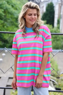 DAMES Stieglitz Tops | Tops^Romee oversized T-shirt | Purple |