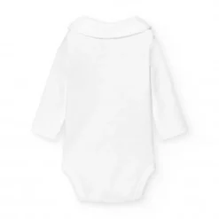 Poespas Rompers^Romper Joes | Kraagje wit | Lange mouwen | Babidu