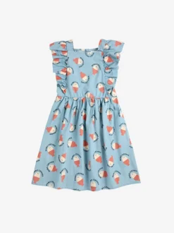 DAMES Bobo Choses Jurken & Salopettes | Jurken^Ruffle dress Morning egg all over |