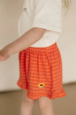 DAMES Bobo Choses Co-ords | Co-ords^Ruffle woven shorts Vichy |