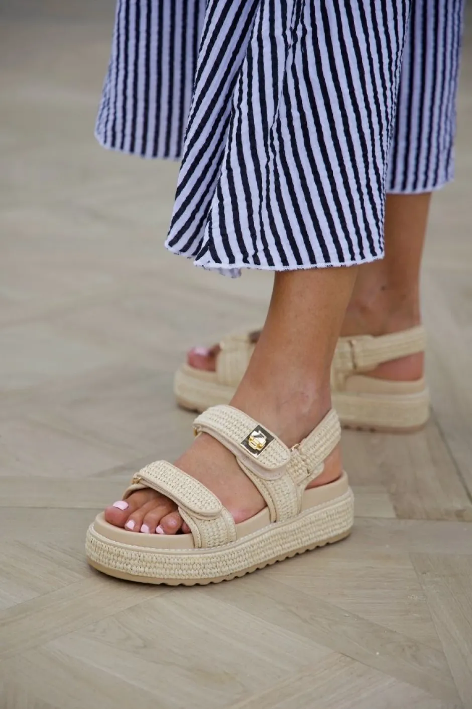 DAMES Steve Madden Sandalen & Slippers^Sandaal Bigmona | Nat Raffia |