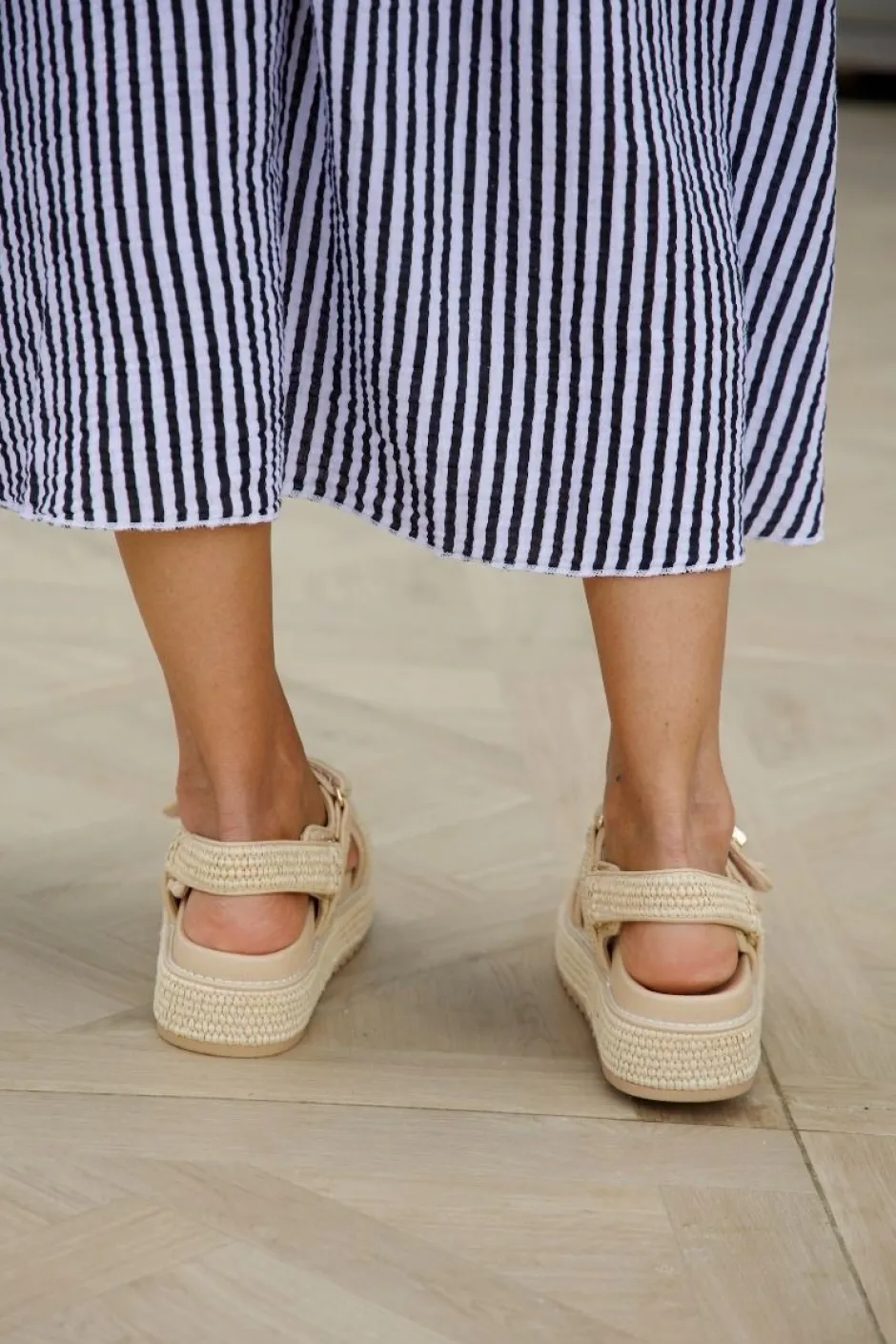 DAMES Steve Madden Sandalen & Slippers^Sandaal Bigmona | Nat Raffia |