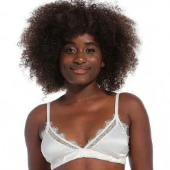 DAMES MAGIC Bodyfashion Lingerie^Satin lace bralette | Ivory |