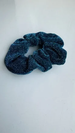 DAMES Bulu Brands Haaraccessoires | Haaraccessoires^Scrunchie Fenna | Glitter blauw