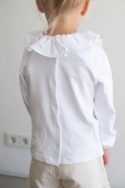 DAMES Babidu Shirts | Shirts^Shirt Lizzy | Volant wit |