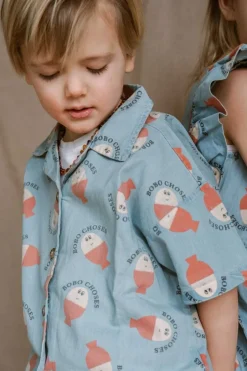 DAMES Bobo Choses Co-ords | Co-ords^Shirt Morning egg all over | Light denim |