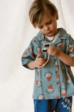 DAMES Bobo Choses Co-ords | Co-ords^Shirt Morning egg all over | Light denim |