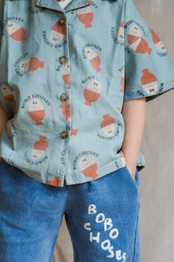 DAMES Bobo Choses Co-ords | Co-ords^Shirt Morning egg all over | Light denim |