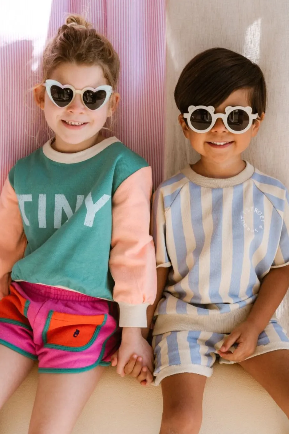 DAMES Sproet u0026 Sprout Co-ords | Co-ords^Short chino stripes | Sesame | Sproet & Sprout