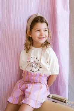 DAMES Labo de Colores Co-ords | Co-ords^Short Falla | Pink mulberry multi |