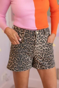 DAMES Studio Poespas Shorts | Shorts & Skorts^Short Jildau | Leopard |