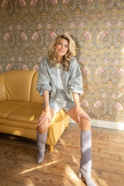 DAMES Studio Amaya x Poespas Co-ords | Shorts^Short Miss Congeniality | Silver roses |