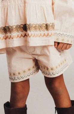 DAMES Baje Studio Co-ords | Co-ords^Short Ovaia embroidery | Rose salmon |