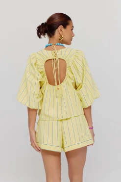 DAMES Harper u0026 Yve Co-ords | Shorts^Short Yessie | Yellow stripe | Harper & Yve