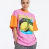 DAMES Stieglitz Tops | Tops^Simone oversized T-shirt | Pink |